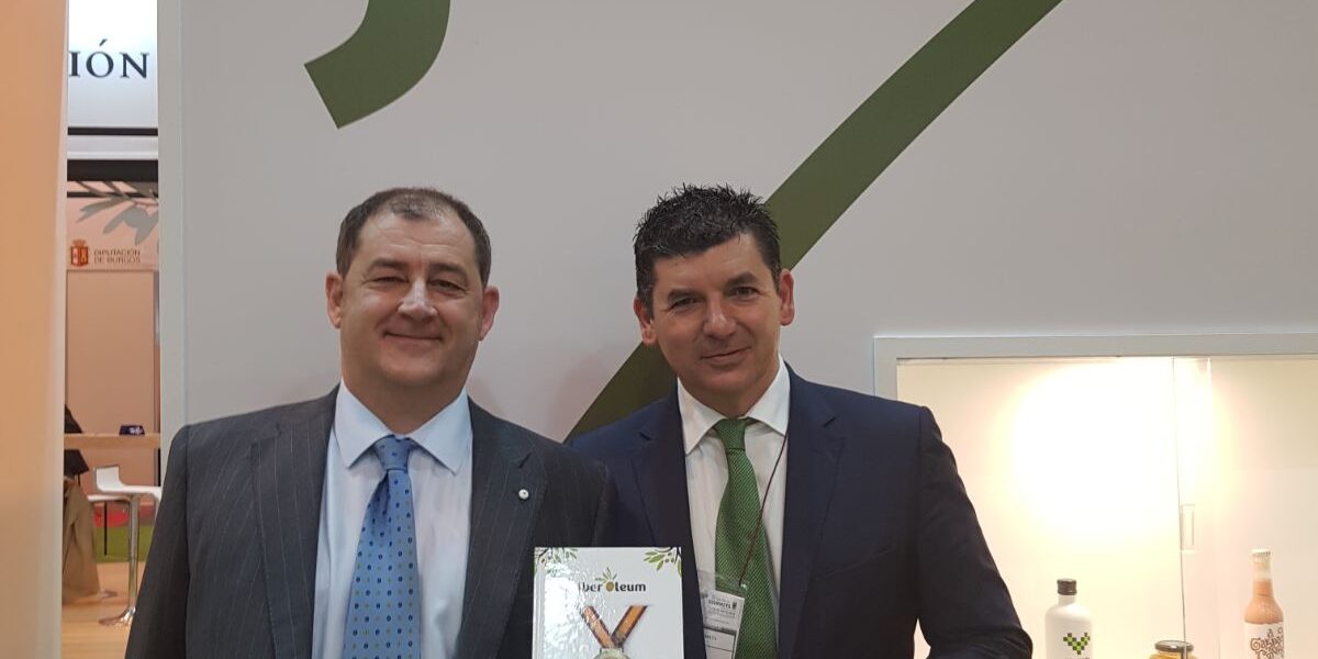 Giuseppe Parma en la entrega de premios de Iber Oleum